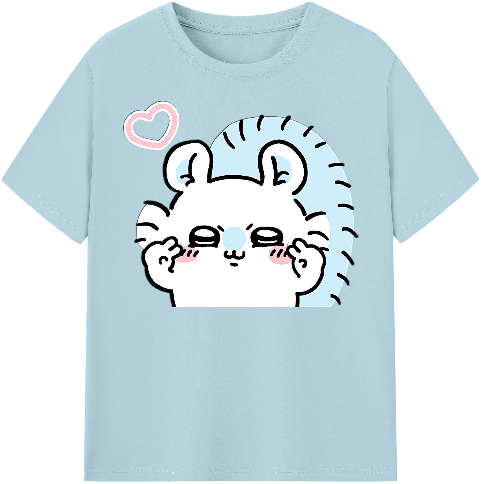 （画像用） ちいかわ モモンガ Chii-kawa Momonga 綿100％半袖Tシャツ（フロントプリント）